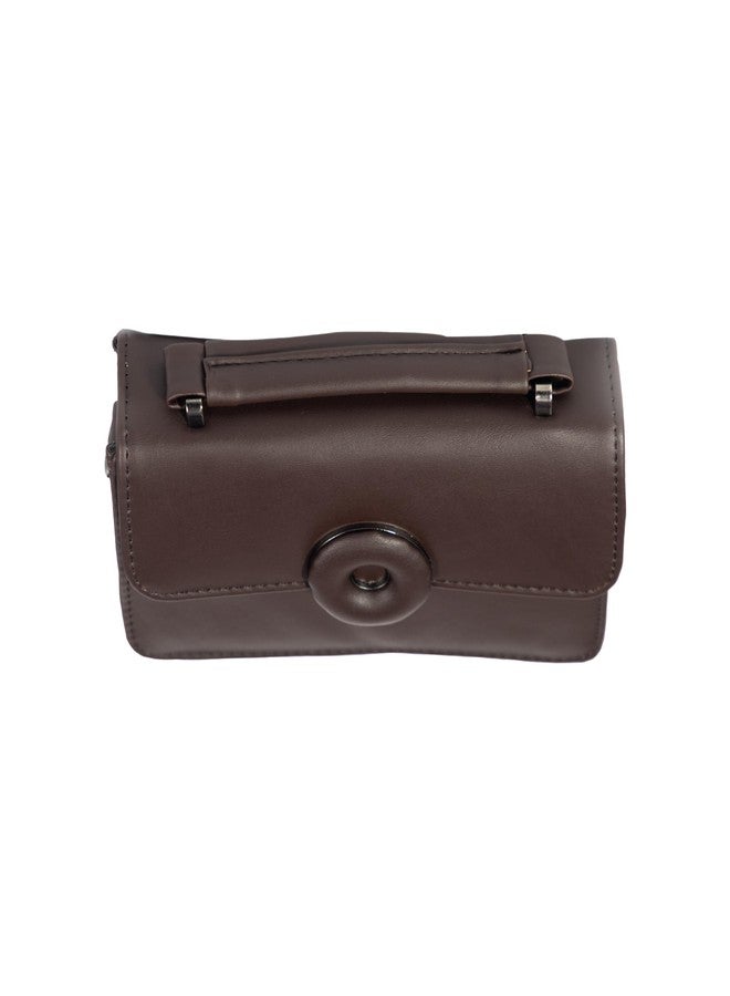 Heartbeat Crossbody Sling Bag for Women | Stylish crossbody sling bag for girls/women (Coffee Brown) - Image 4